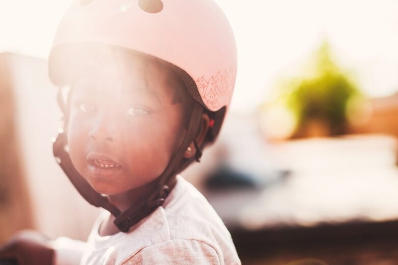 Scoot and Ride Reflective Helmet Rose XXS-S